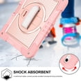 thumbnail image 6 of Heavy Duty Rugged Case For iPad (A16) 11th Gen / 10th Gen Shockproof Cover with Rotatable Stand & Shoulder Strap & Hand Strap & Pencil Holder, 6 of 10