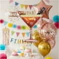 thumbnail image 5 of CYMYLAR Rose Gold Black Cocktail Party Balloons Kit - 15PCS Giant Martini Glass for Adult Birthday, Bachelorette, New Year's Eve Decor, 5 of 9