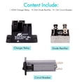 thumbnail image 4 of 10L0L Golf Cart Charger Repair Kit, Relay, Rectifier, Circuit Breaker for Club Car 48V Powerdrive 1 & 2 Charger, CCX8506 102273501 101828601, 4 of 7
