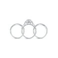 thumbnail image 4 of FB Jewels 10kt White Gold Round Diamond Bridal Wedding Ring Band Set 1/2 Cttw, 4 of 4