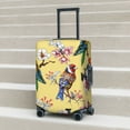 thumbnail image 6 of Gukieu Beautiful Bright Birds And Flowers Print Suitcase Protective Cover, Elastic Zipper Buckle Suitcase Protective Cover, Suitable for Travel, Business Trip-Large, 6 of 7