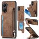 thumbnail image 1 of For Xiaomi Poco X7 Pro 5G Xiaomi Redmi Turbo 4 5G Case Zipper Card Holder Kickstand Leather + PC + T, 1 of 5