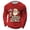 Red, variant on Christmas Shirts for Men Long Sleeve Casual Crewneck Waffle Shirt Funny Santa Claus Graphic Holiday Shirts
