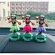 thumbnail image 4 of 4xHawaii Girl Car Dashboard Ornament Escritorio De Oficina Bobblehead Solar Toy Sunnimix Juguete de decoración de salpicadero de coche, 4 of 5