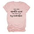 thumbnail image 3 of Women Oversized T Shirt Short Sleeve Letter Print Tee Summer Crew Neck Casual Loose Fit Tops 2026, 3 of 3