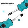 thumbnail image 3 of 9Pcs Screwdriver Set Magnetic Tip Screwdriver Hand Tool Professional Cross and Flat Screwdriver with Cushion Grip Portable Screw Driver Kit 5 Sizes for DIY Engineering, 3 of 8