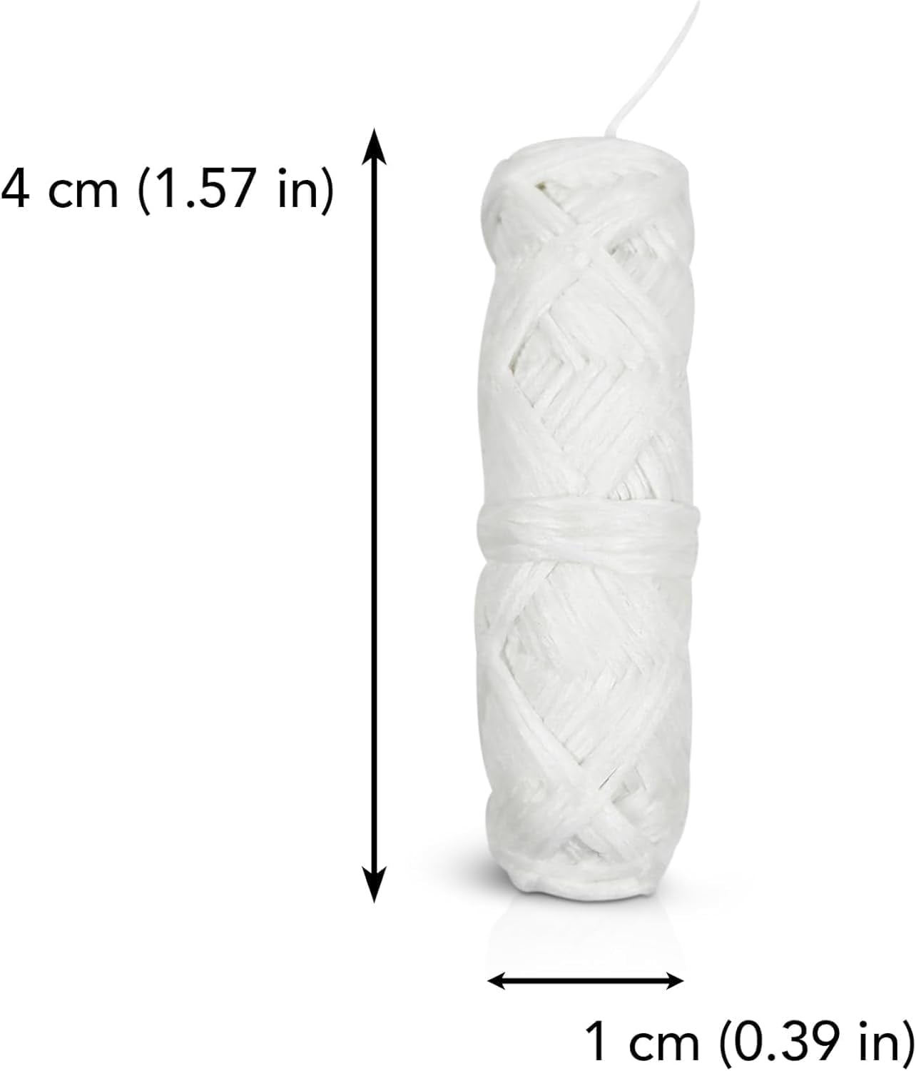 Bamboo White Dental Floss Refills (4 Spools), Eco-Friendly, Mint Bamboo Fiber, Vegan, Plastic-Free
