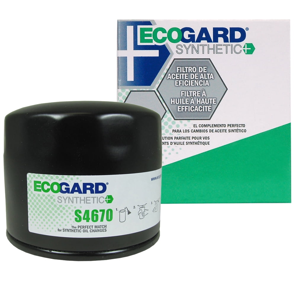 ECOGARD S4670 Premium SpinOn Engine Oil Filter for Synthetic Oil Fits