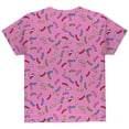 thumbnail image 2 of Rainbow Sprinkles All Over Youth T Shirt Light Pink YLG, 2 of 2