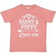 thumbnail image 3 of Inktastic Nanny and Poppy Love Me Granddaughter Boys or Girls Toddler T-Shirt, 3 of 5