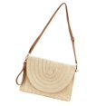 thumbnail image 4 of Bolso cruzado tejido de paja retro Bolso bandolera de hombro para mujer Viajes en la playa Beige Yuyangstore mujeres bolsos de hombro de paja, 4 of 8