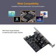thumbnail image 4 of VIA VL805 Q6 Chip PCI-E 1X to USB 3.0 Expansion Card with 4 Ports, 5Gbps High-Speed Data Transfer, 5V/900mA USB Power Output, No External Power Required, Compact 12x6.7cm Design, Includes Driver CD, 4 of 6