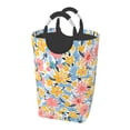 thumbnail image 2 of Vsdgher Watercolor Wildflowers Print Square Laundry Bag Large Collapsible Dirty Clothes Bags With Handles Waterproof Essentials Storage For College Dorm, Family, 2 of 6