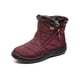 thumbnail image 3 of Botas de nieve para mujer Cremalleras laterales Botas de invierno impermeables Comodidad - Mantiene los pies calientes y secos - Zapatos de invierno de ancho ancho, 3 of 8