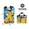 thumbnail image 2 of Yayeee Freestanding Laundry Hamper with Handle Collapsible Large Storage Basket for Clothes, Yellow Glasses, 2 of 7