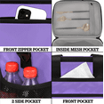 thumbnail image 4 of Herdesigns Purple Large Lunch Box for Adults Women Men with Adjustable Shoulder Strap, Insulated Reusable Lunch Bag Leakproof Cooler Tote Bag, 4 of 7