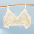 thumbnail image 2 of Zpanxa Wireless Back Closure Bra Solid Color Breathable Comfort Lightweight T-Shirt Bra for Women Everyday Wear, 2 of 4