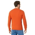 thumbnail image 2 of U.S. Polo Assn. Mens Orange Long Sleeve Classic Fit Thermal Henley Shirt Large, 2 of 3