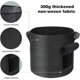 thumbnail image 3 of Paquete de 2 bolsas para cultivo de patatas, bolsas de cultivo de 10 galones, maceta con asas y ventana de cosecha para patatas, tomates, bolsas para plantar en jardinería, 3 of 5