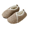 thumbnail image 2 of purcolt Men's Fuzzy Slippers Cozy Comfy Slip-on Slippers Indoor Outdoor Soft Warm Winter Home Shoes with Anti-Skid Sole Gifts for Men Father Dad, 2 of 5