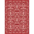 thumbnail image 2 of BERTHMEER 8'X10' Christmas Area Rug for Living Room Large Christmas Rugs for Bedroom Dining Room Holiday Decor for Farmhouse Laundry Vintage Washable Non-slip Rug,Red, 2 of 7