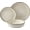 HANOVER BLUE, variant on Tabletops Gallery Speckled Farmhouse Collection- Stoneware Dishes Service for 4 Dinner Salad Appetizer Dessert Plate Bowls, 16 Piece Jura Embossed Dinnerware Set in Smoky Blue