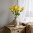 thumbnail image 4 of Fake Hyacinth Flowers Bouquet Set of 5, Silk Artificial Hyacinths with Flexible Stems for Home Decor, Dining Table Centerpieces, Bedroom, Wedding Arrangements, 4 of 6
