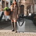 thumbnail image 3 of EXHUMKY Foldable Luggage Cart Portable Trolley and White Pattern 1Pack, 3 of 8