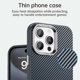 thumbnail image 5 of For iPhone 14 Pro Case Cell Phone Hybrid Back Cover Carbon Fiber Texture - Blue, 5 of 5