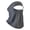Dark Grey, variant on Outdoor Face Cover with Mesh Breathing Panel Lightweight Neck Gaiter for Cycling Fishing Hiking Travel Daily Use