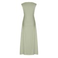 thumbnail image 3 of Vestido de tirantes de camisola sólida de manga corta con estilo de verano para mujer OAVQHLG3B Store lin121212, 3 of 4