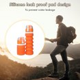 thumbnail image 4 of Botella plegable de 500ML vaso reutilizable para beber viaje Camping senderismo elementos esenciales FLhrweasw Nuevo, 4 of 7