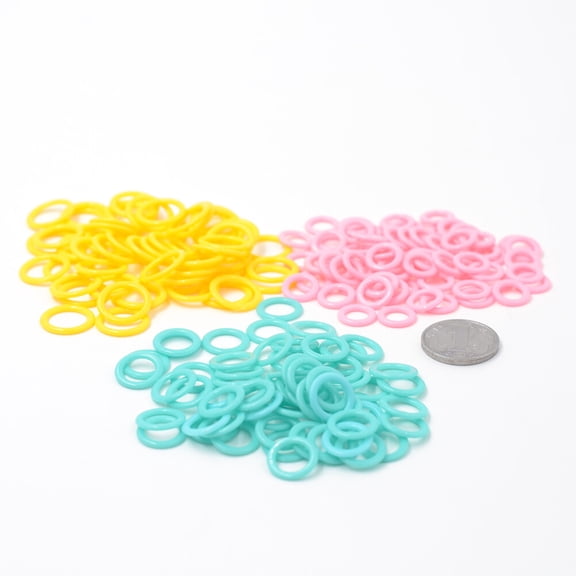 Raindrops 120Pcs Locking Stitch Markers for Knitting Assorted Color Durable Crochet Stitch Accessories