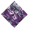 Bright Camouflage Bandana Purple 1Pc - Apparel Accessories - 1 Piece