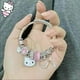 thumbnail image 2 of Y2K Hello Kitty Bracelet Sanrioed Kawaii Anime Jewelry Crystal Beads Sweet Accessories Adjustable Size Cute Girls Festival Gift, 2 of 5