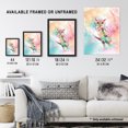 thumbnail image 3 of Artery8 Owl on Branch Portrait Pastel Rainbow Watercolour Living Room Unframed Wall Art Print Poster Home Decor Premium, 3 of 5