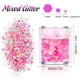 thumbnail image 3 of Brillo Luminoso Para Uñas De 12 Colores Que Brilla En La Oscuridad Brillo Holográfico Grueso Para Manualidades Y Decoración De Fiestas Kearding CE007392-02, 3 of 6