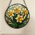 thumbnail image 4 of zhangmingg Stained Glass Window Hanging Daffodil with Colored Acrylic for Light Displays, 4 of 6