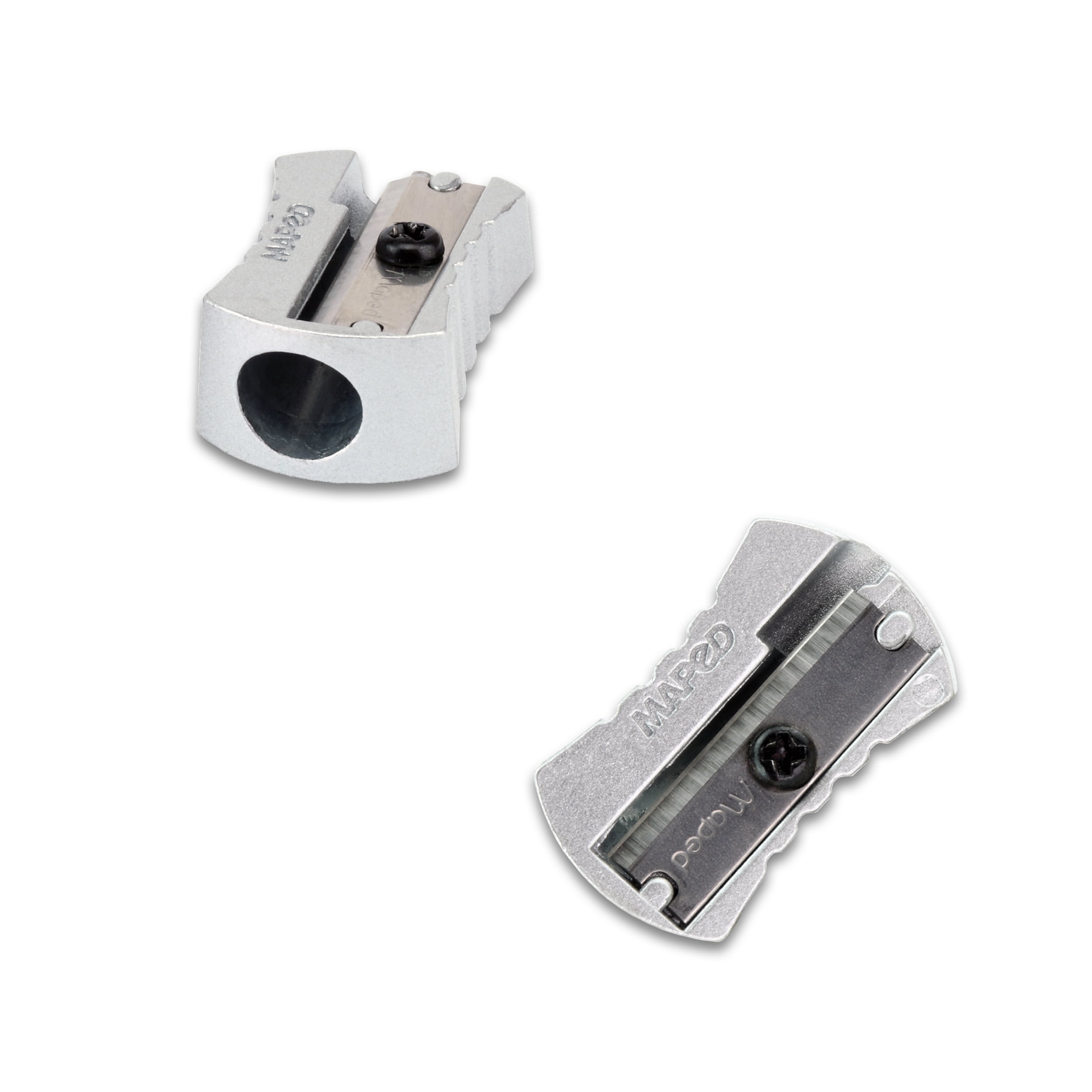 Maped Classic All-Metal 1 Hole Graphite & Colored Pencil Sharpeners - 20 Pack