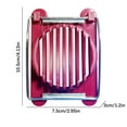 thumbnail image 3 of Multi Function Stainless Steel Egg Slicers Hard Boiled Eggs Dishwasher Safe Heavy Duty Egg Cutter Kitchen Restaurant Boiled Eggs Cutter Kitchen Tool, 3 of 3