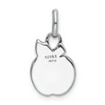 thumbnail image 3 of White Sterling Silver Charm Pendant Themed Flat Back 21 mm 10, 3 of 3
