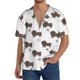 thumbnail image 1 of Fotbe Dachshund Dog Camisa Estampada de Manga Corta para Hombre, Casual de Verano, Estilo Playero, Sin Arrugas-3X-Large, 1 of 5