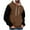Coffee, variant on BADHUB Men's Novelty Color Block Pullover Fleece Hoodie Long Sleeve Casual Drawstrings Sweatshirt with Kangaroo Pocket on Clearance Beige,XXL