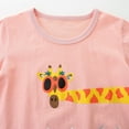 thumbnail image 4 of XBASW Toddler Kids Girls Short Sleeve T-Shirt Cartoon Animals Printed Tee Shirt Summer Casual Tees Tops 2-6Y, 4 of 10
