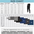 thumbnail image 6 of BUYJYA 3Pack Men's Athletic Pants Gym Tights Mens Leggings for Sports Yoga Workout Clothes, 6 of 7