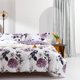 thumbnail image 1 of Juego de Funda Nórdica Algodón Largo Estampado Flor de Loto Hortensia Morado, 1 of 7