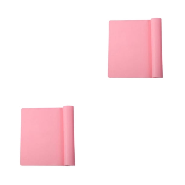 Alfombrilla de silicona Naiovety Aislamiento Pan Pad Protector Antideslizante Rosa 400MM*300MM*0.55MM 2Conjunto