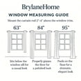 thumbnail image 4 of BrylaneHome BH Studio Sheer Voile Pleated Rod-Pocket Panel, 4 of 6