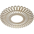 thumbnail image 2 of Ekena Millwork 30"OD x 11 1/8"ID x 1/4"T Cornelius Wood Fretwork Pierced Ceiling Medallion, Hickory, 2 of 3
