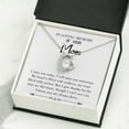 thumbnail image 3 of To Mom Remembrance Message I Miss You Today White Forever Necklace w Message Card, 3 of 20